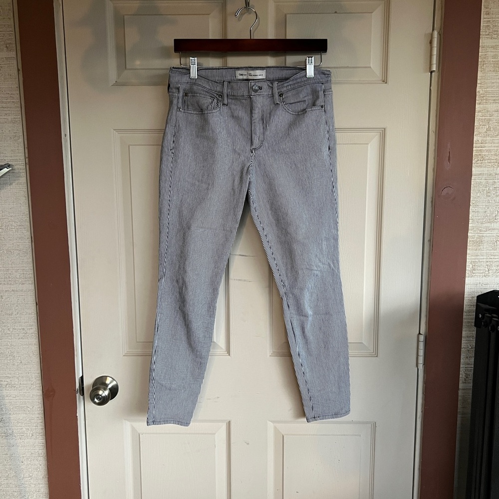 GAP Women's Striped Skinny Jeans